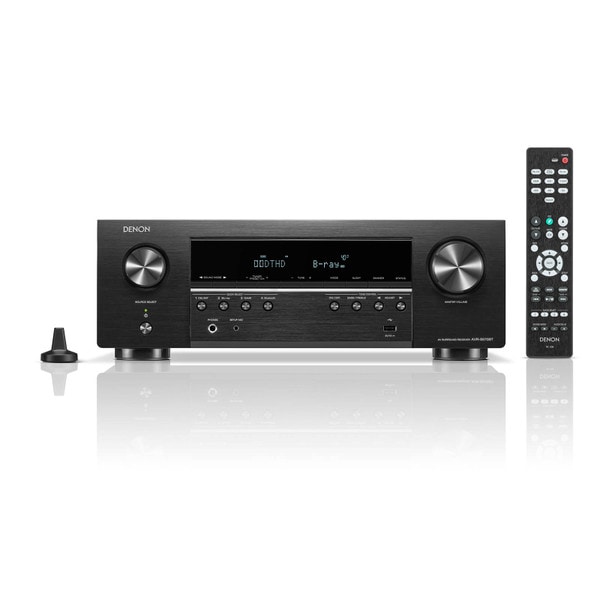 Main product image for Denon AVR-S570BT 5.2 Channel Full 8K Ultra HD AV Receiver 70 Watts per Channel245-4008